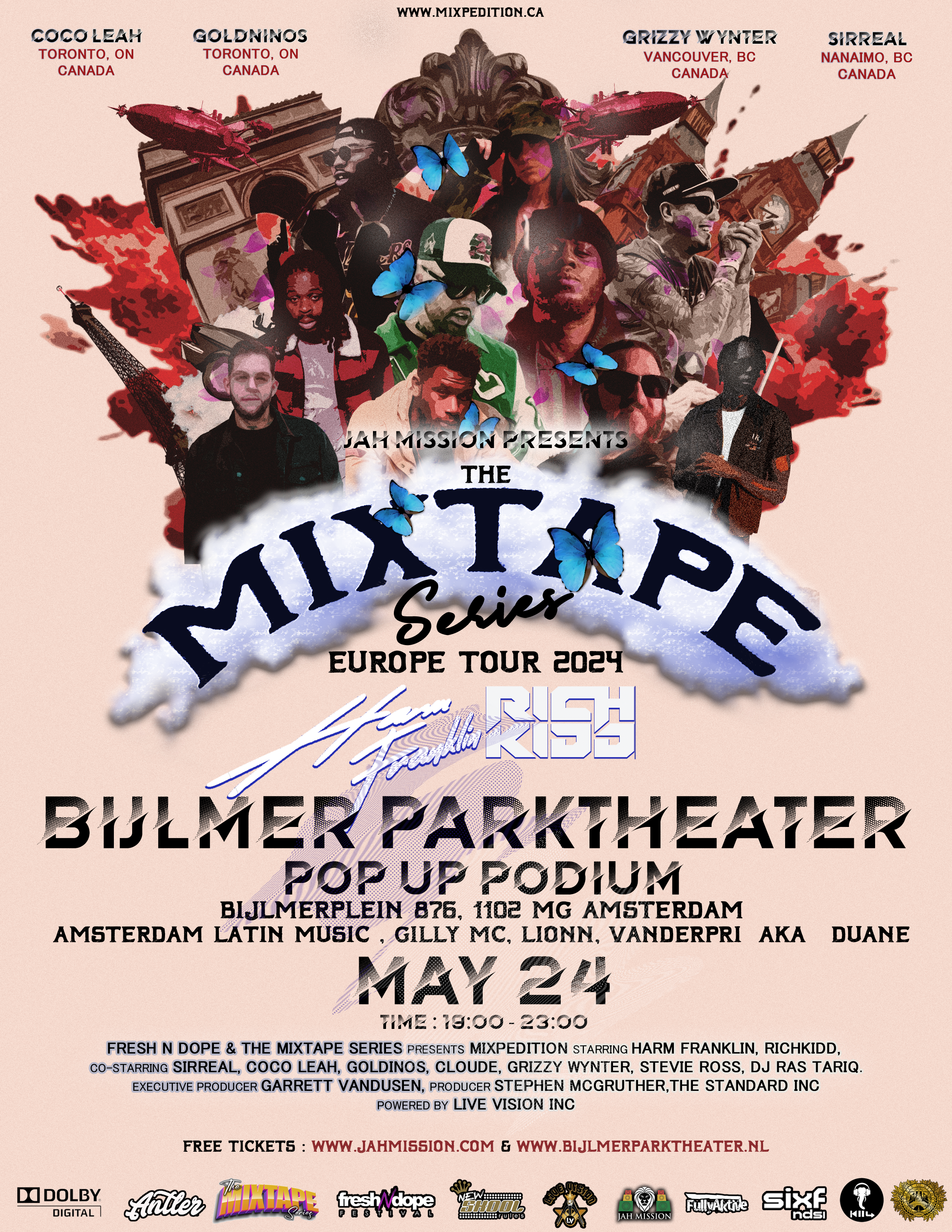 KML PRESENT: The mixtape series Europe tour