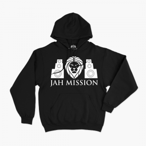 Classic Hoodie White On Black (W)