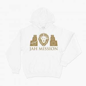 Classic Hoodie Gold On White (W)