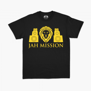Classic T-Shirt Yellow On Black (M)