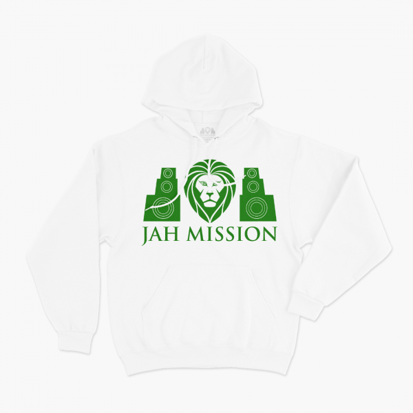 Classic Hoodie Green On White (W)