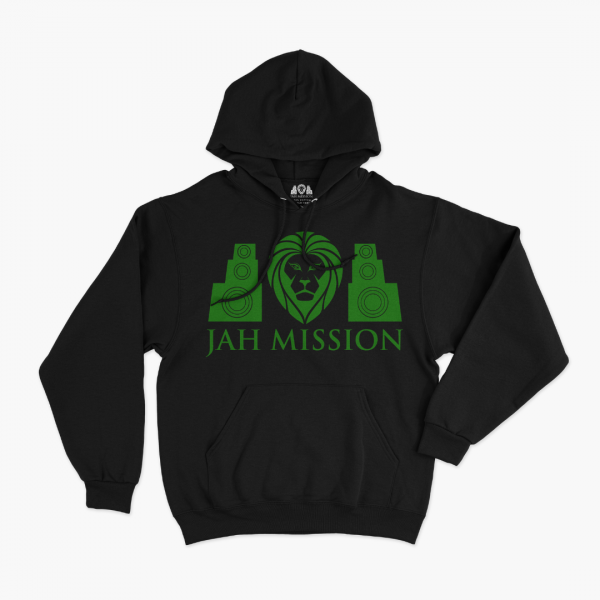 Classic Hoodie Green On Black (M)