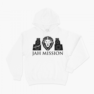 Classic Hoodie Black On White (M)