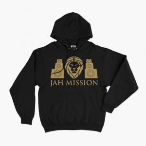 Classic Hoodie Gold On Black (M)