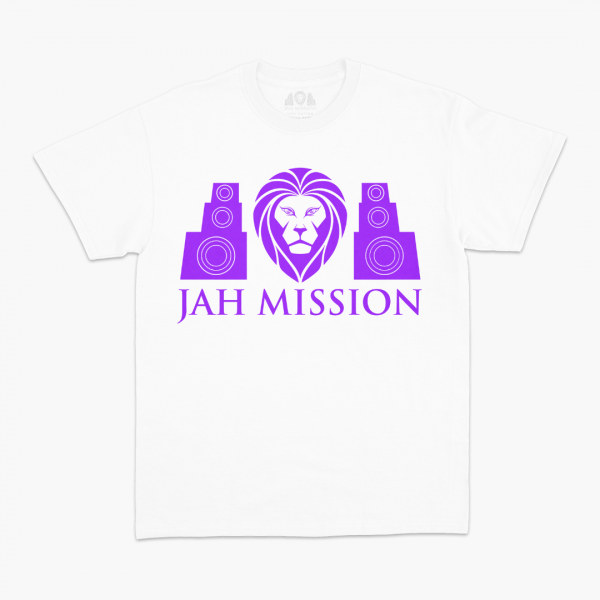 Classic T-Shirt Purple On White (W)
