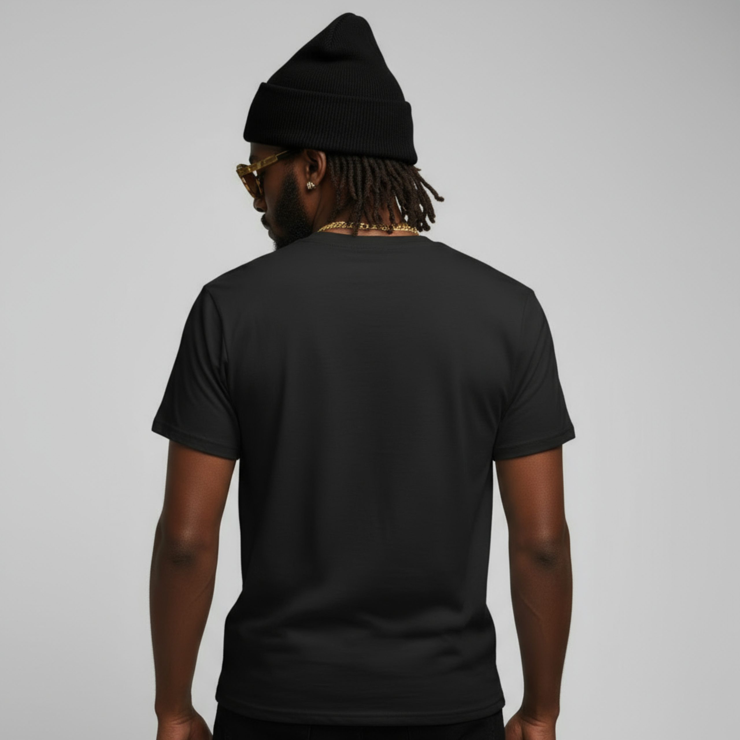 Classic T-Shirt Red On Black (M) slide 4